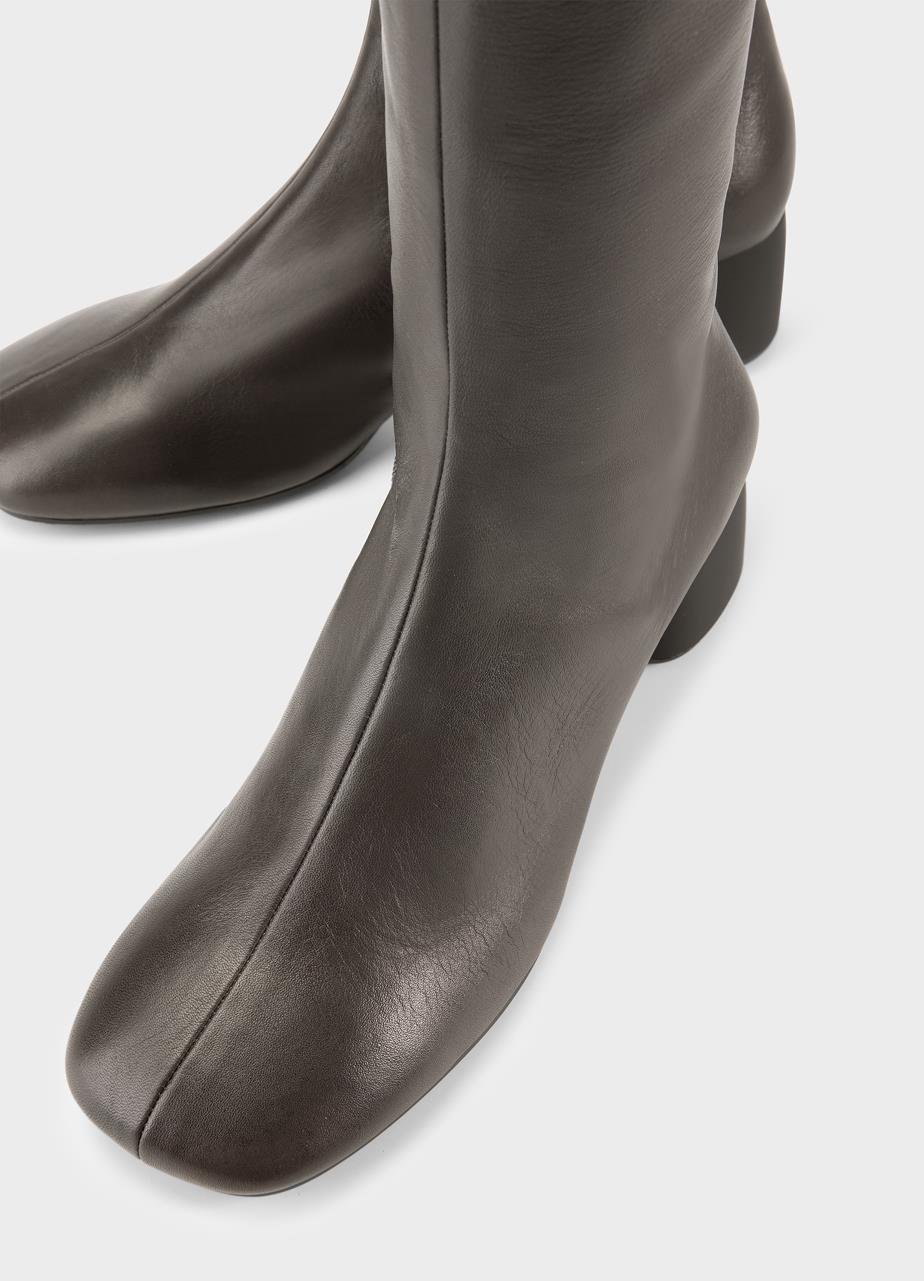 Livia tall boots Brown, Leather