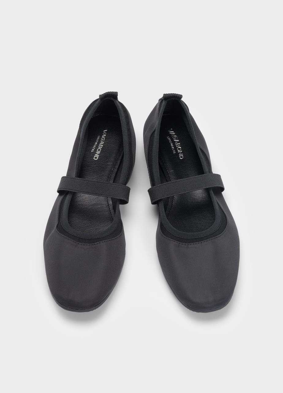 Hillary ballet flats Black textile