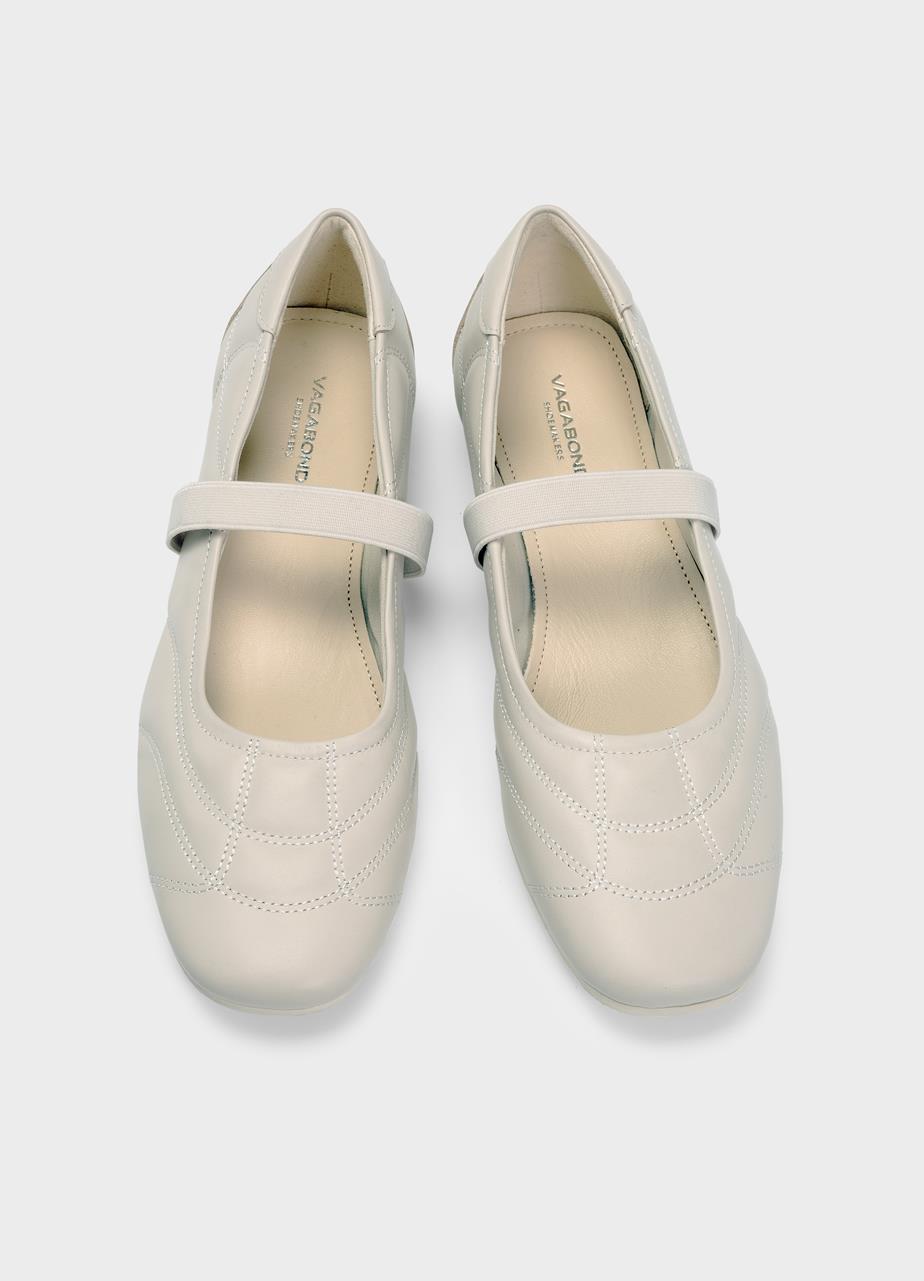 Hillary ballet flats Off-White leather