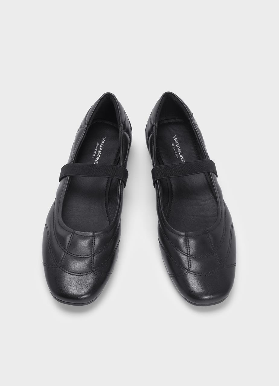 Hillary ballet flats Black leather