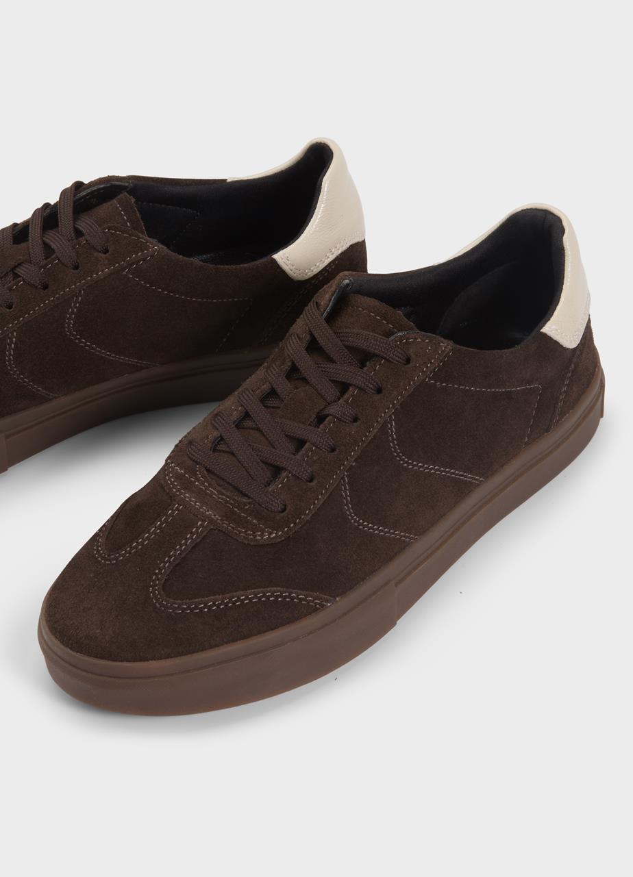 Cody sneakers Dark Brown suede/comb