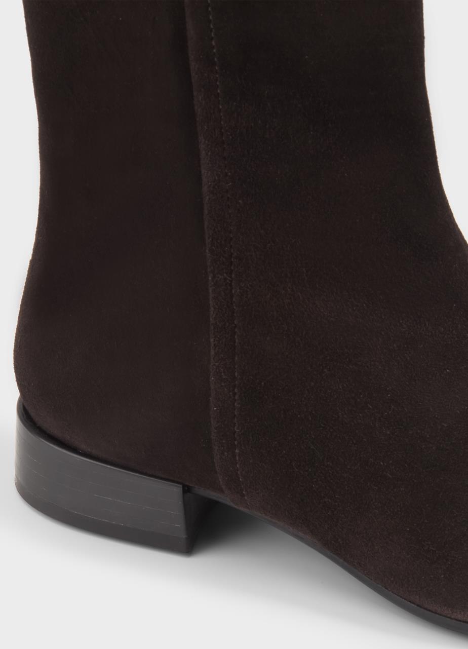 Mona boots Dark Brown suede
