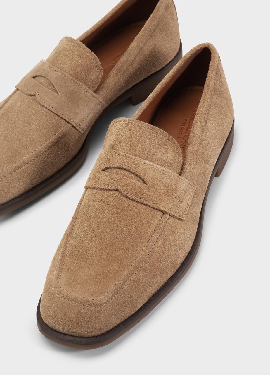 Troy loafers Light Brown suede