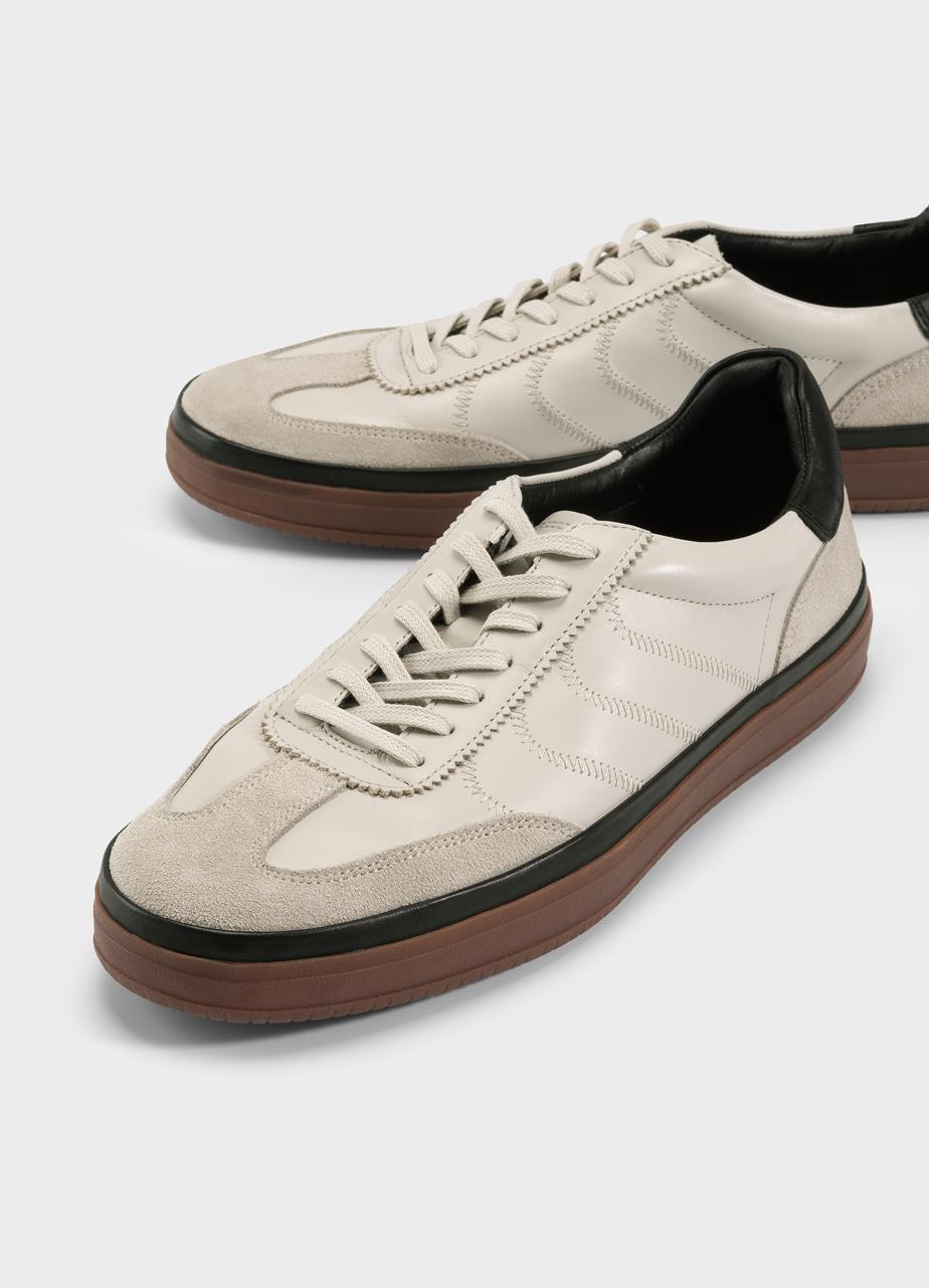 Leo sneakers Beige suede/leather