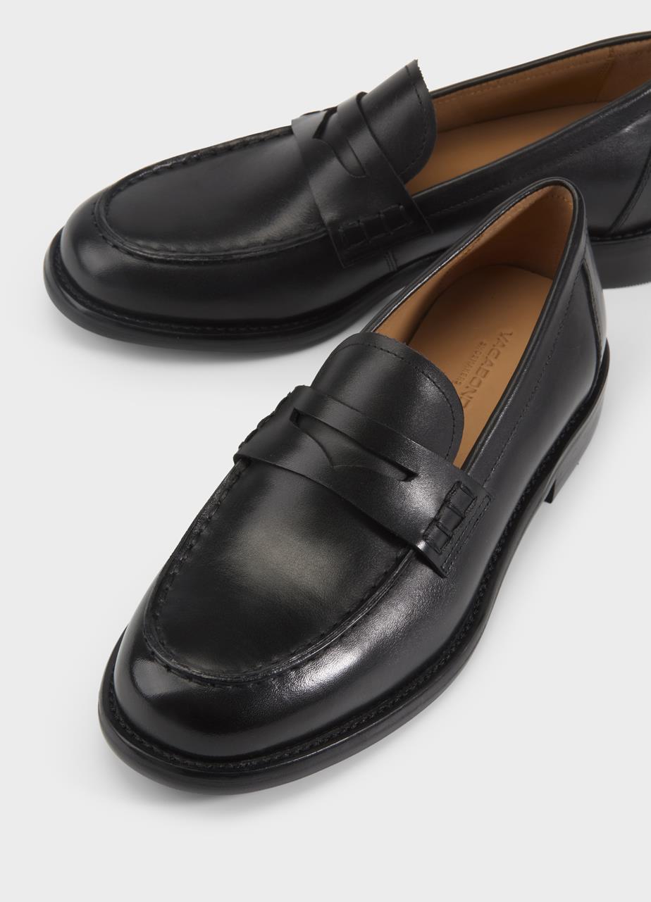 Linn loafers Black, Leather