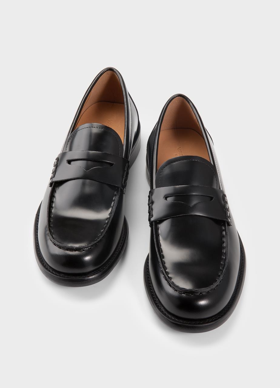 Linn loafers Black polished leather