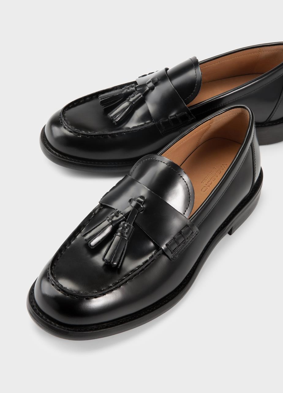 Linn loafers Black polished leather