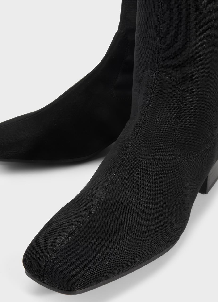 Mona tall boots Black stretch