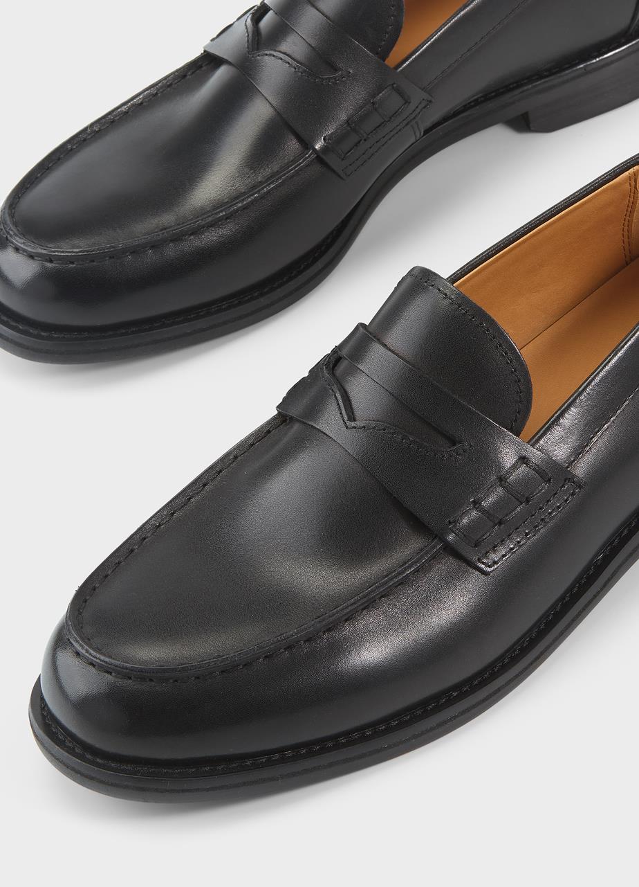Steven loafers Black leather