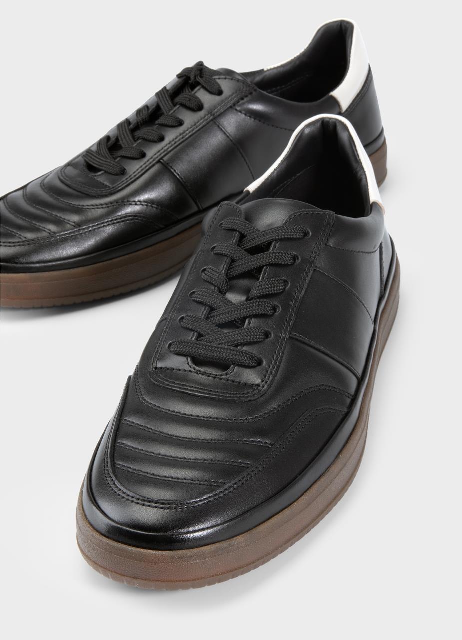 Leo sneakers Black leather