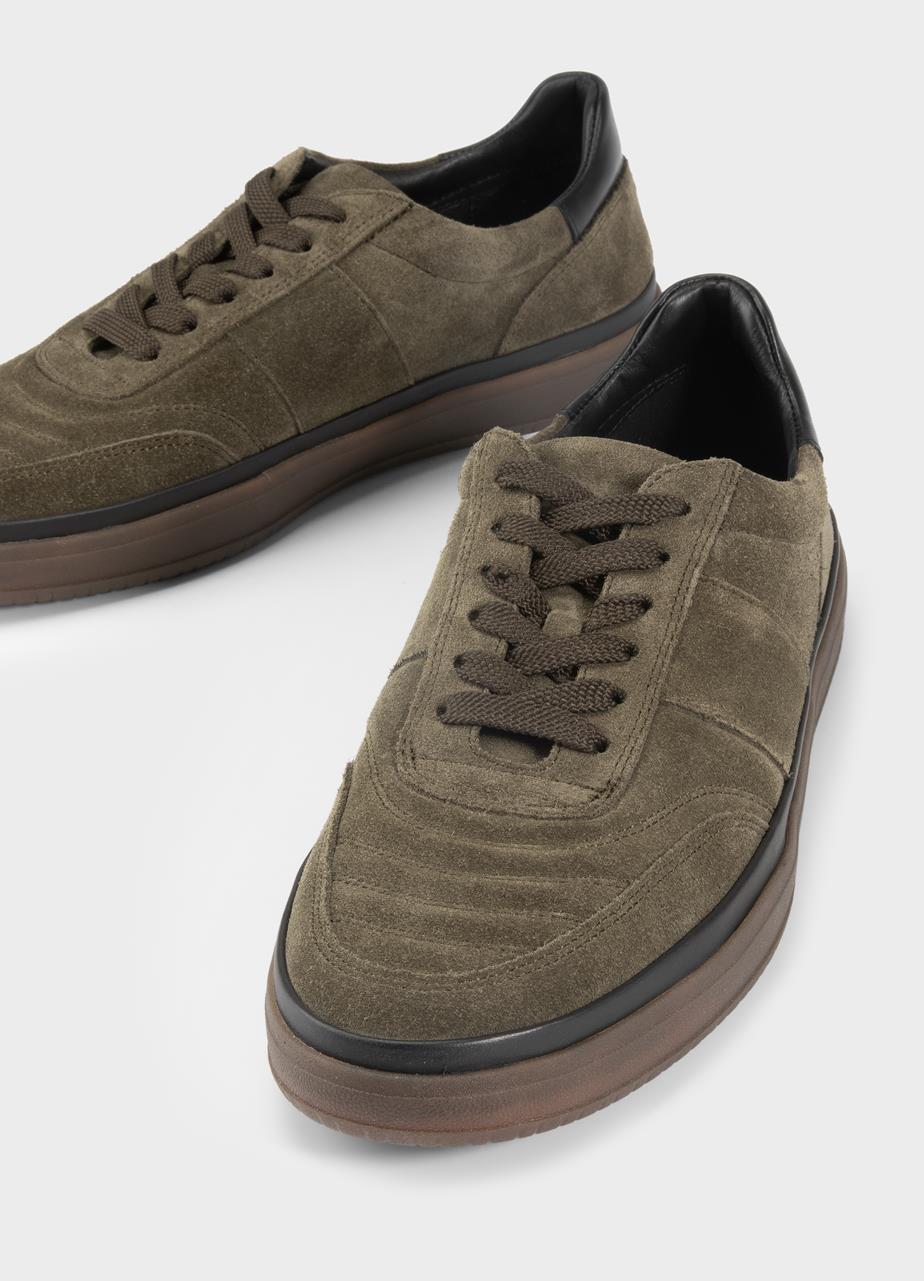 Leo sneakers Dark Green suede