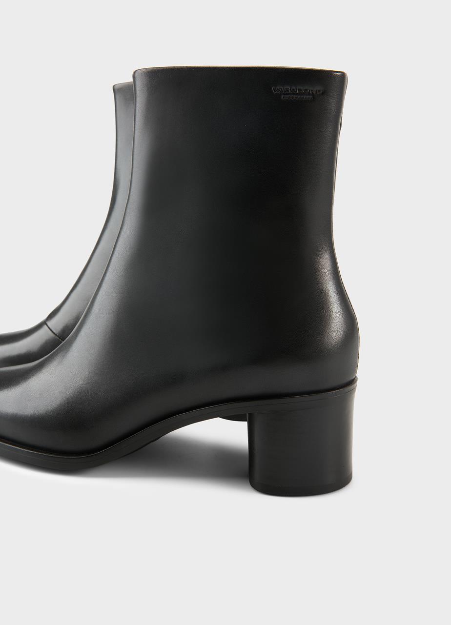 Fay ankle boots Black, Leather