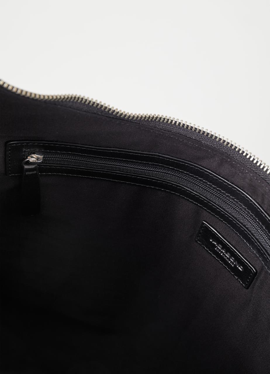 Hilo bag Black leather