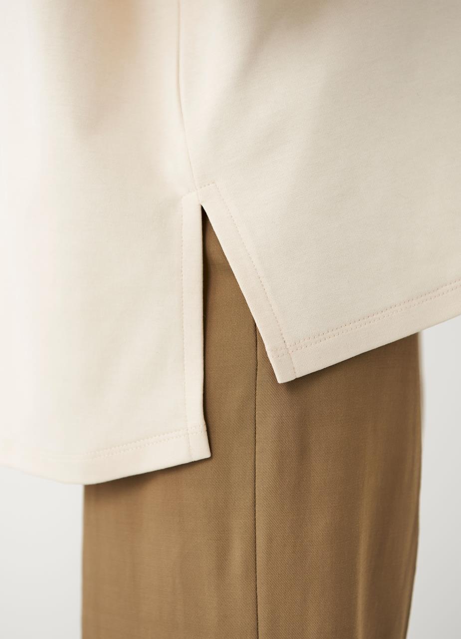 Boxy t-shirt w Off-White textile