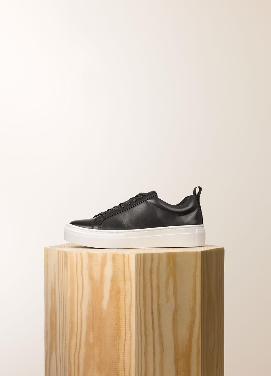 Zoe platform sneakers Black leather