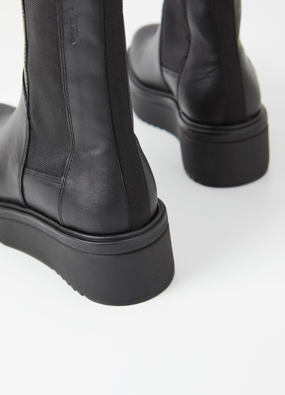 Tara boots Black leather