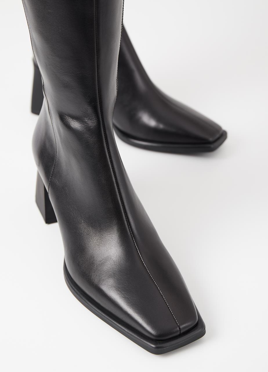 Hedda tall boots Black leather