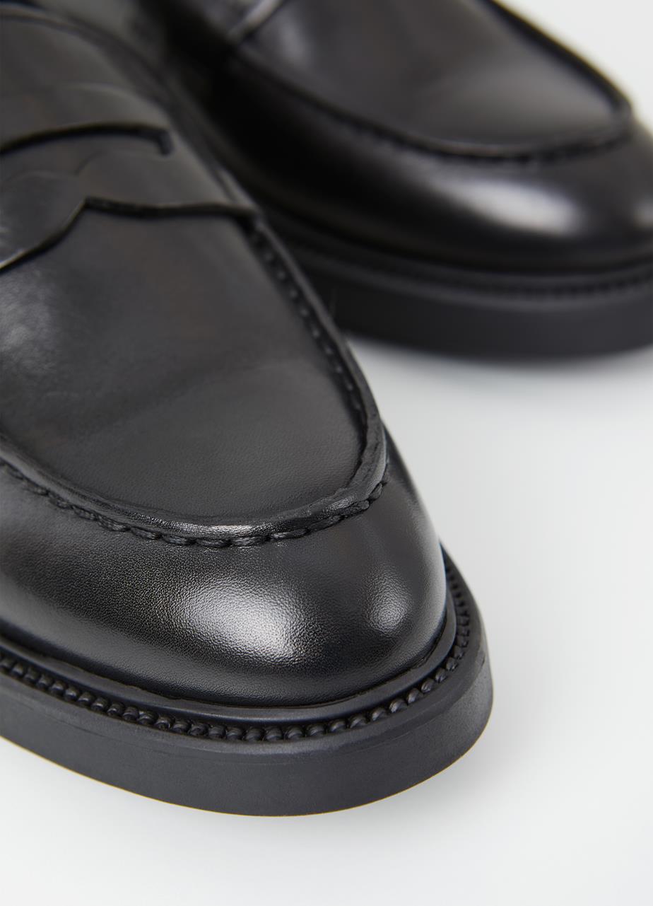 Alex w loafers Black leather