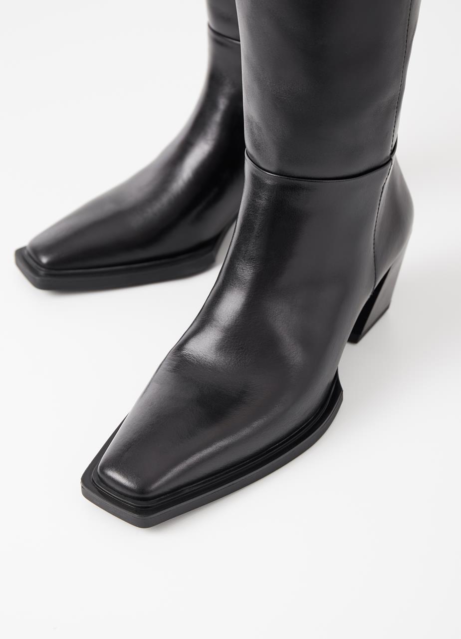 Alina tall boots Black leather