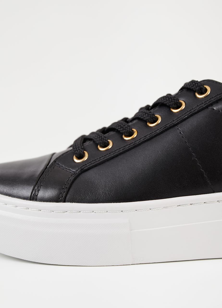 Zoe platform sneakers Black leather