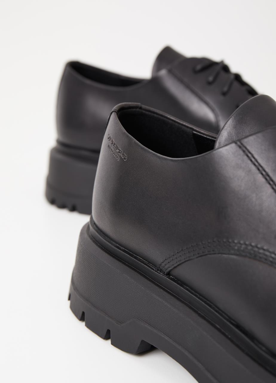 Jeff shoes Black leather