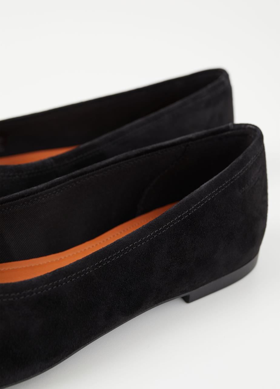 Jolin ballet flats Black suede