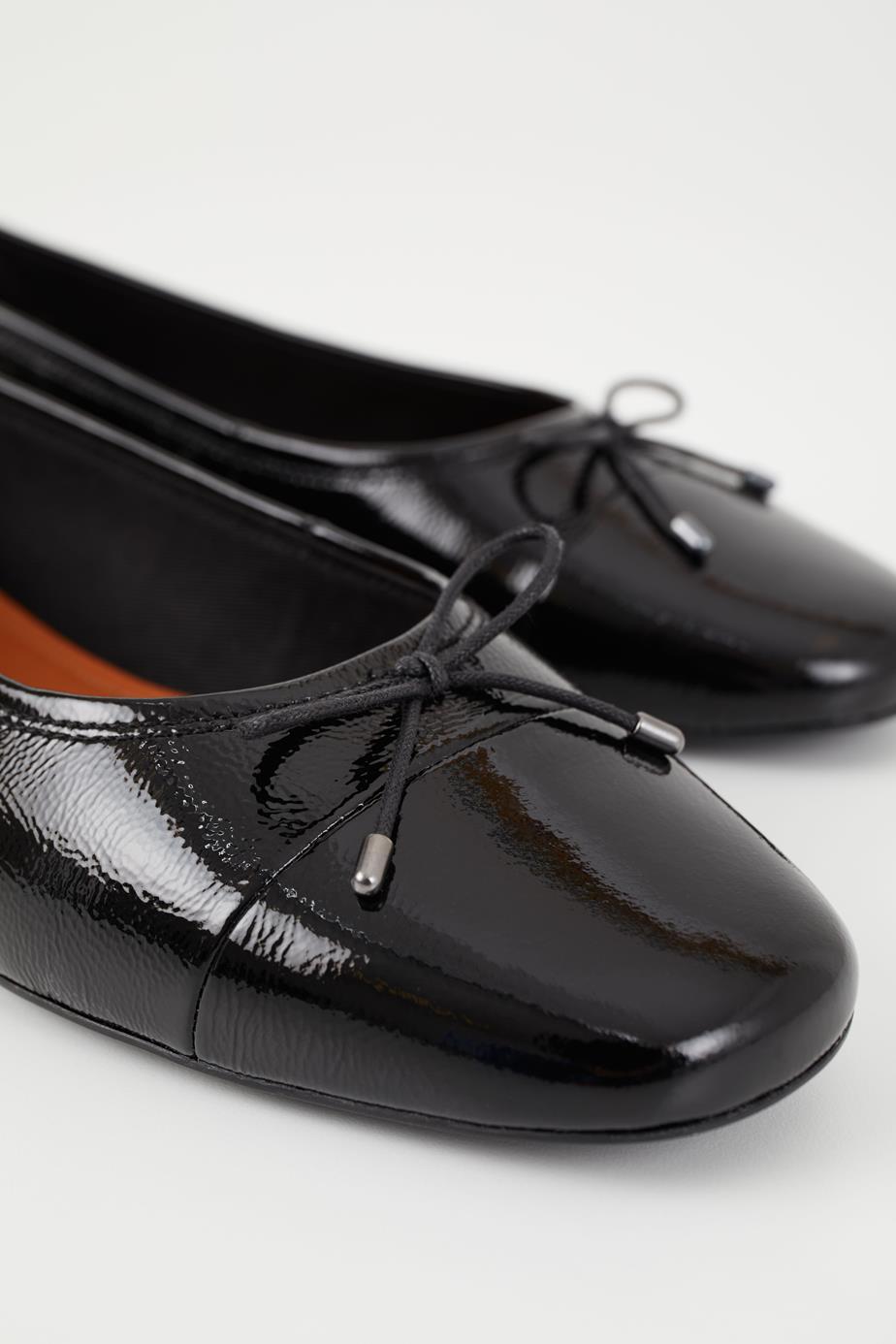 Jolin ballet flats Black patent leather
