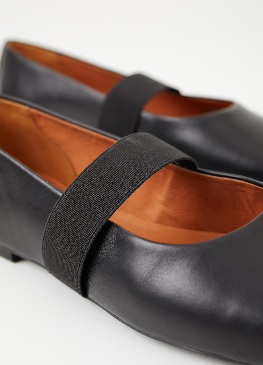 Jolin ballet flats Black leather