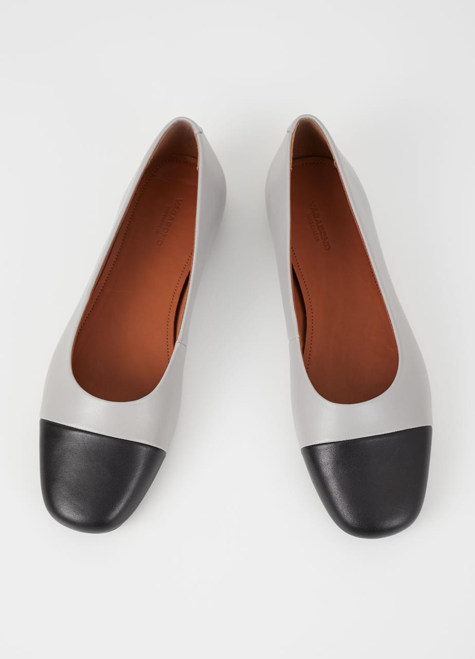 Jolin ballet flats Light Grey leather