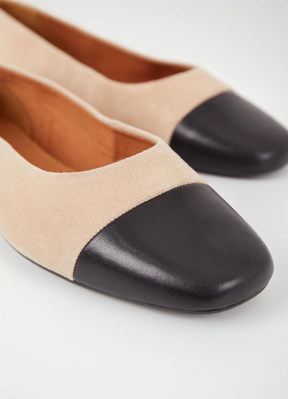 Jolin ballet flats Beige suede/leather