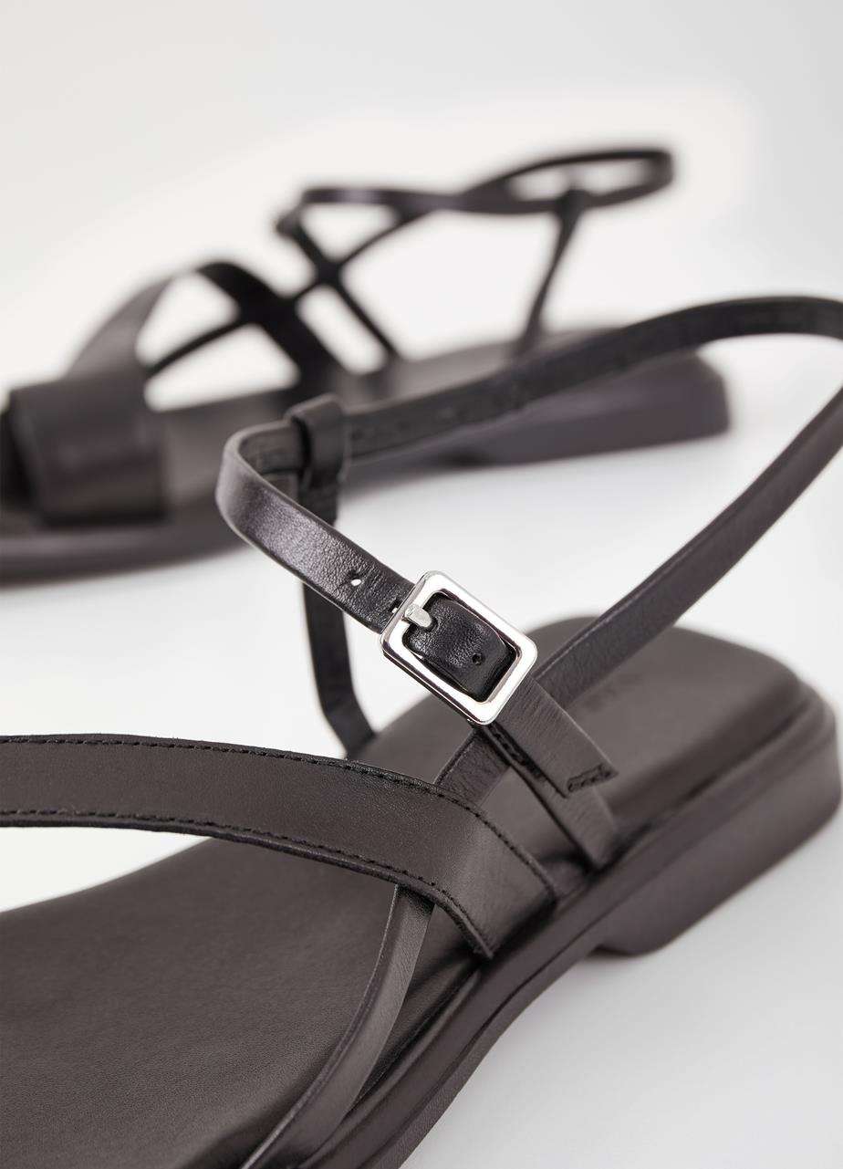 Izzy sandals Black leather
