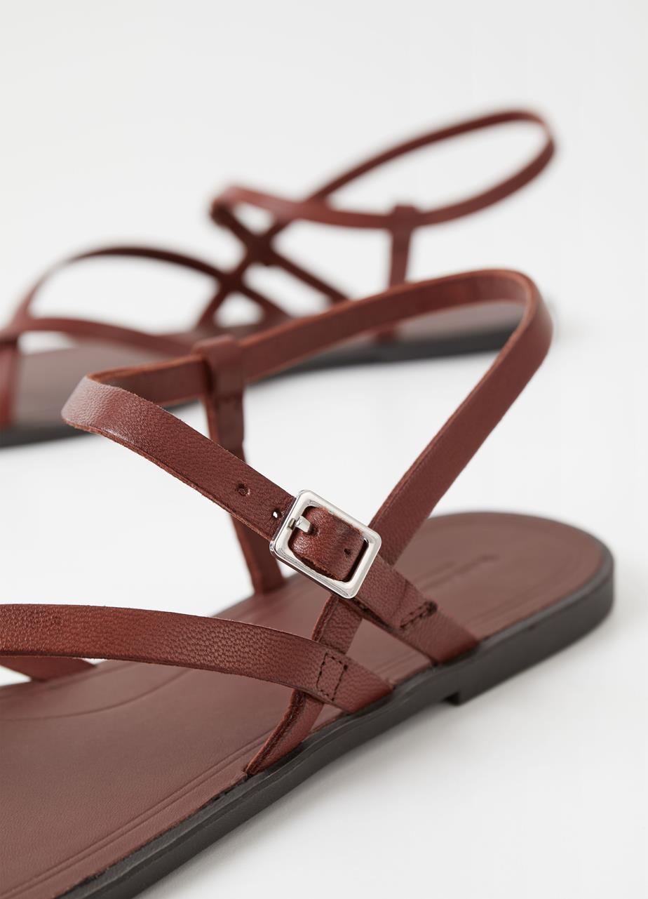 Tia 2.0 sandals Brown leather