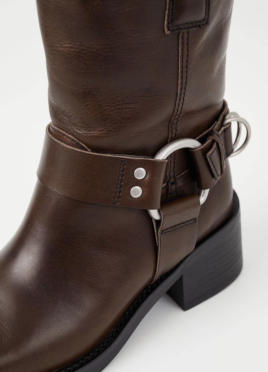 Nour tall boots Brown leather