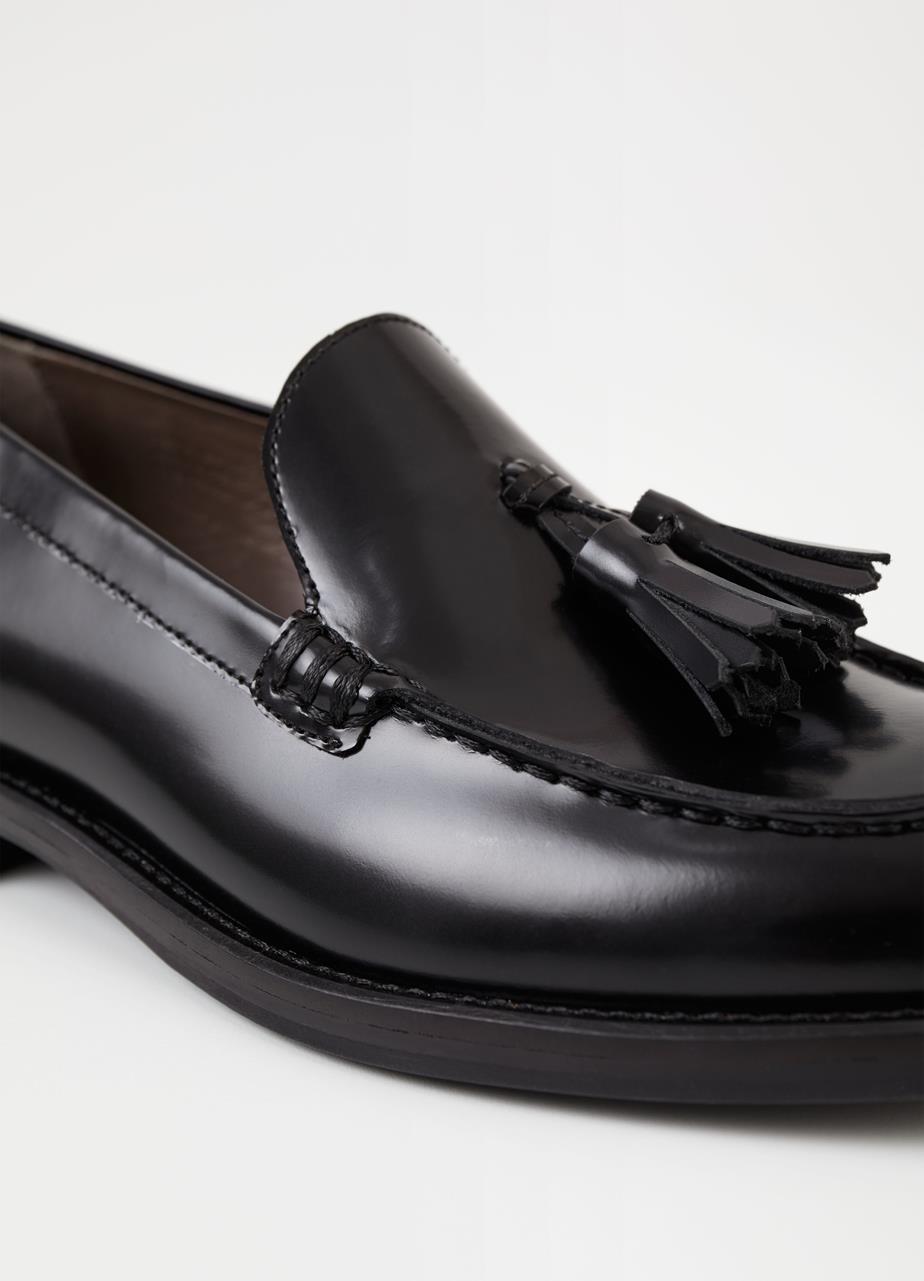 Naima loafers Black polished leather
