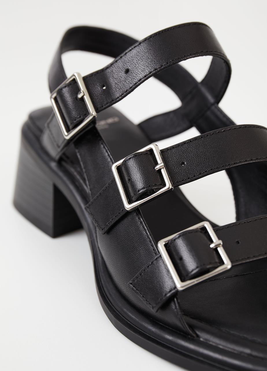 Ines sandals Black leather