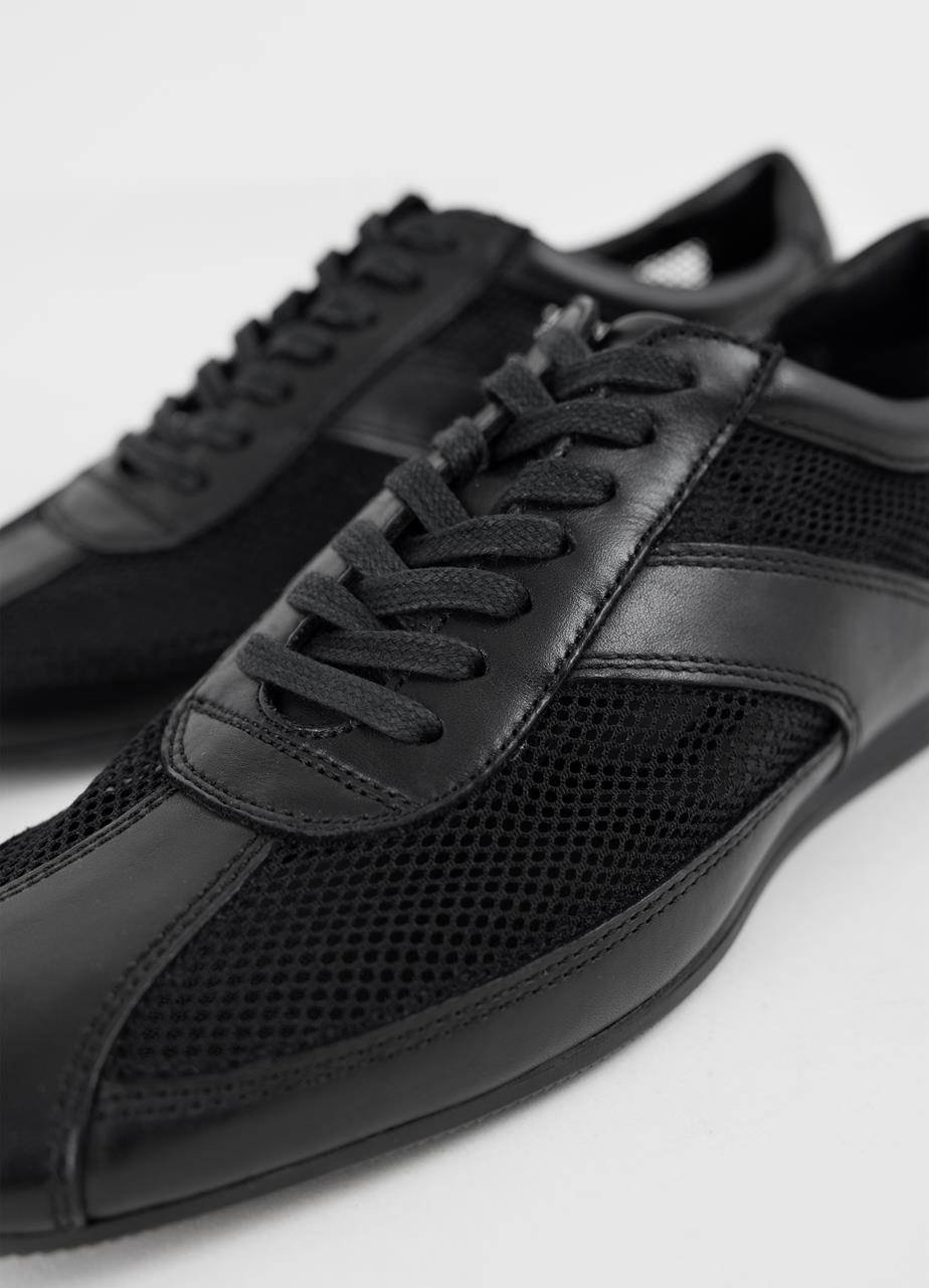 Hillary sneakers Black leather/mesh