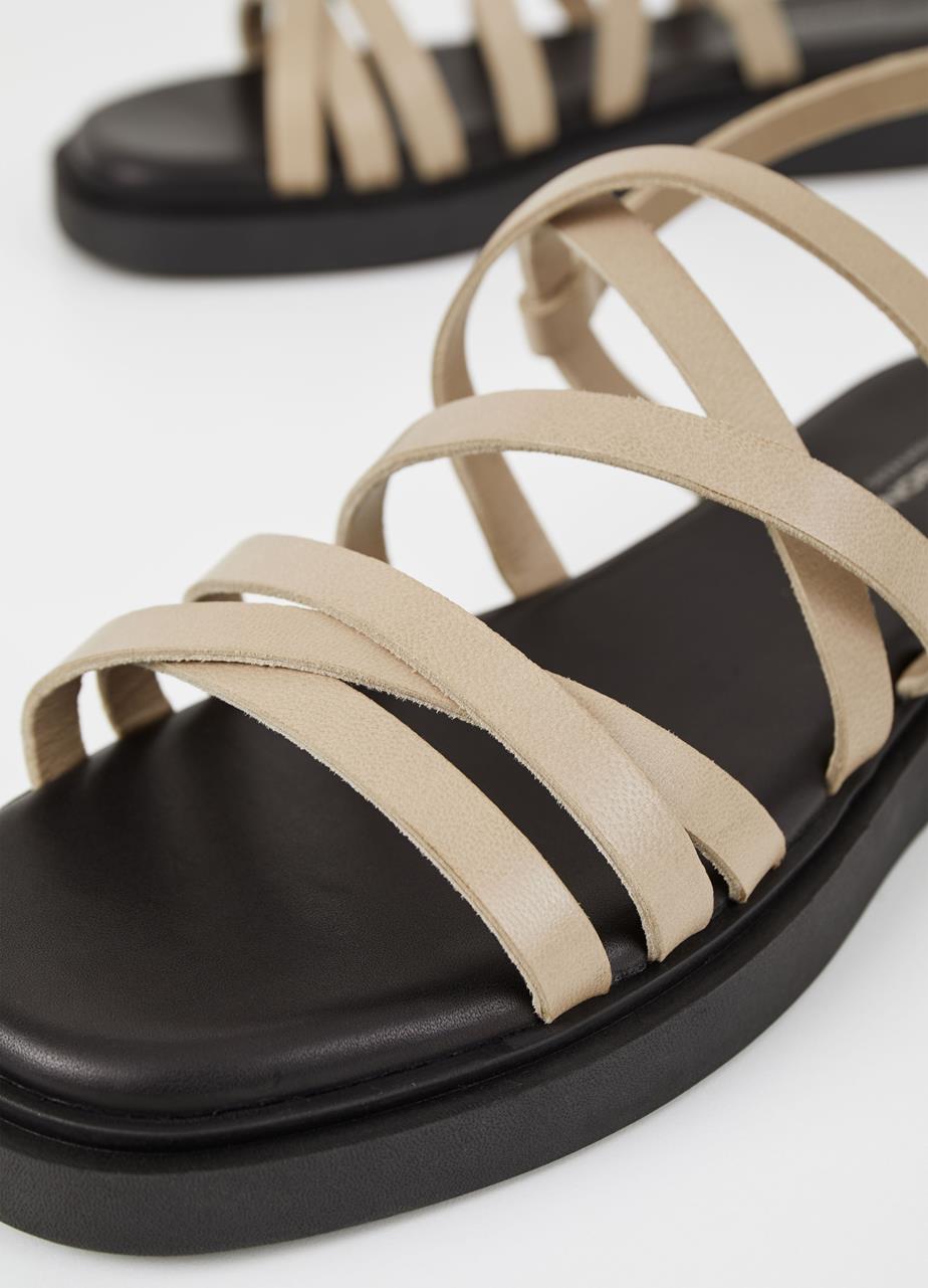 Connie sandals Light Brown leather
