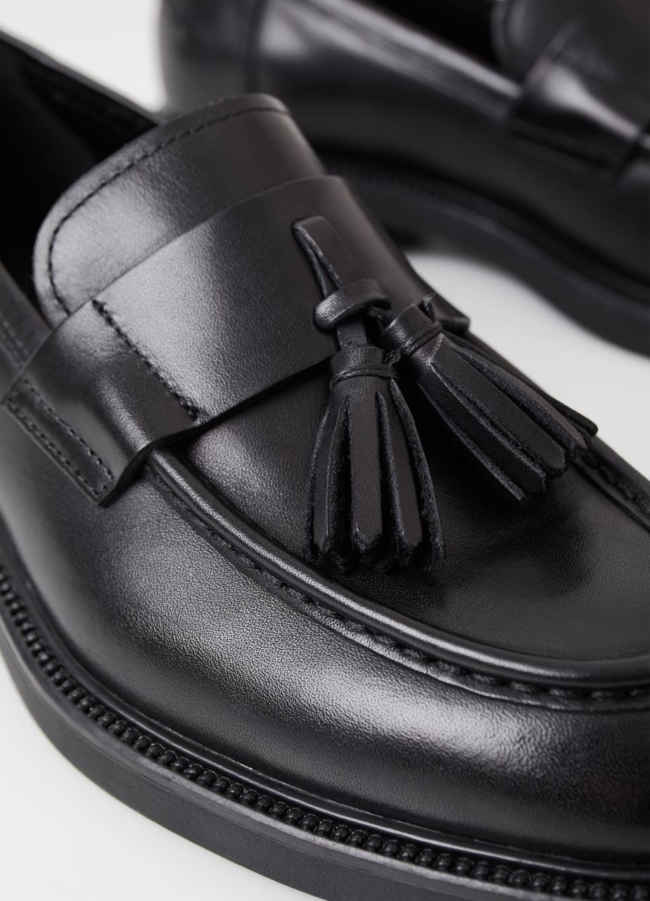 Alex m loafers Black leather