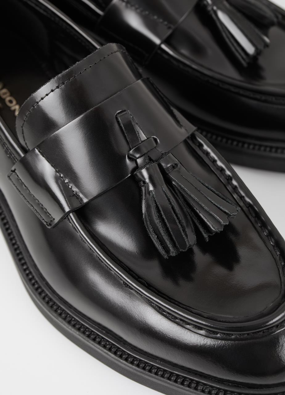 Alex m loafers Black polished leather