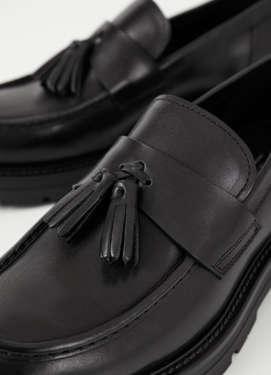 Cameron loafers Black leather
