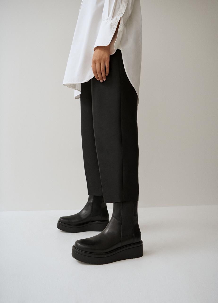 Tara boots Black leather