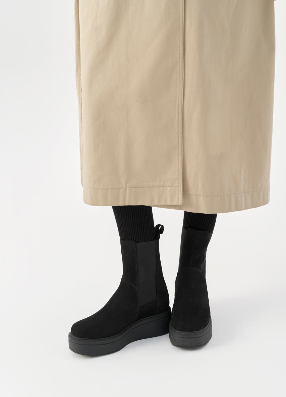 Tara boots Black nubuck