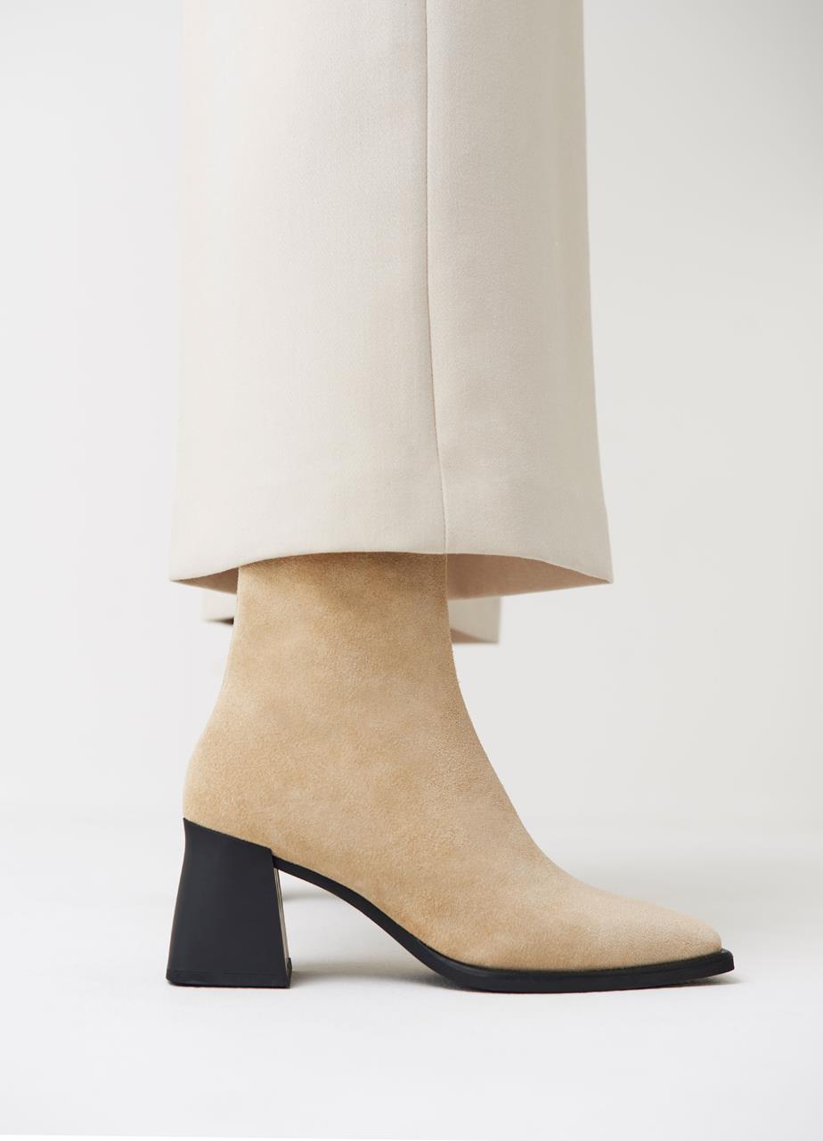 Hedda boots Beige suede