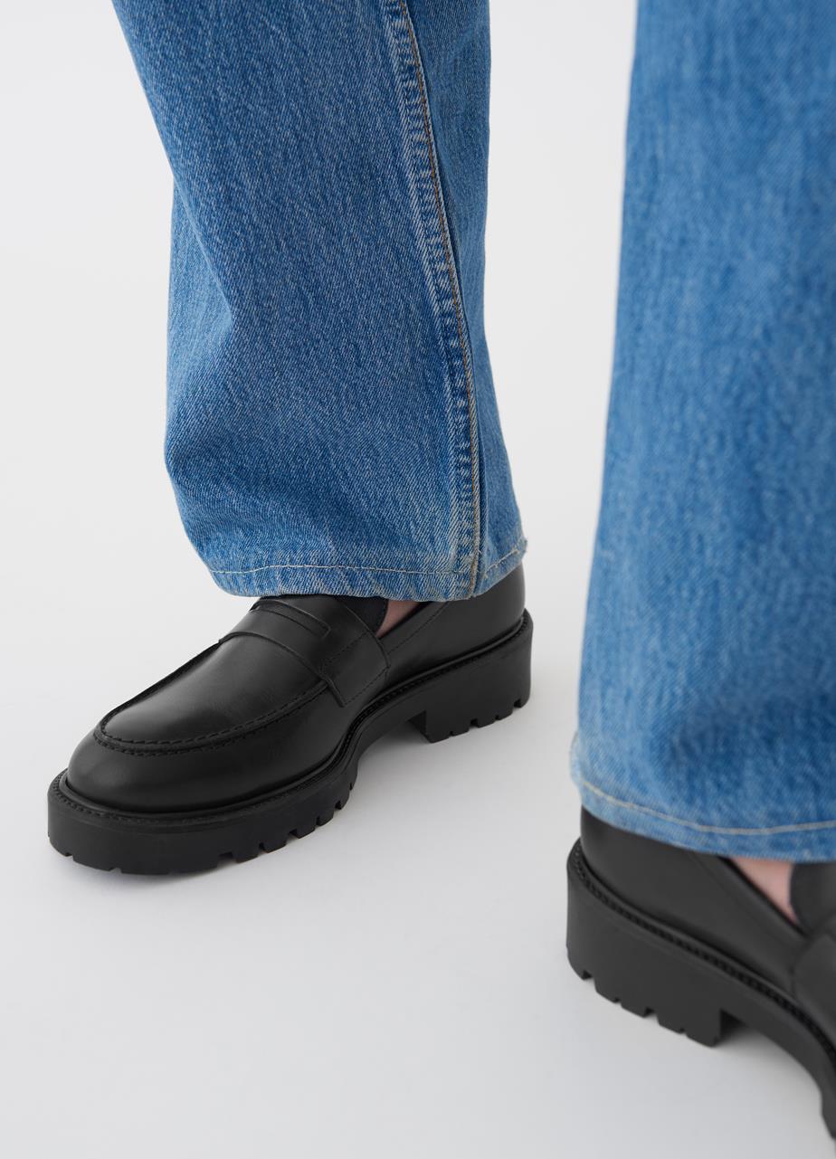 Kenova loafers Black leather