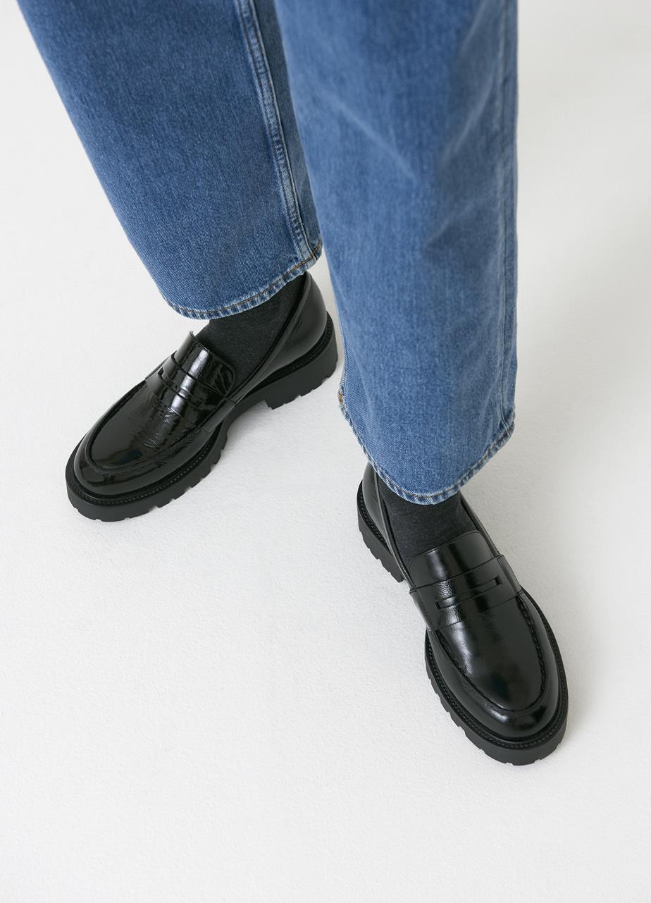 Kenova loafers BLACK PATENT LEATHER
