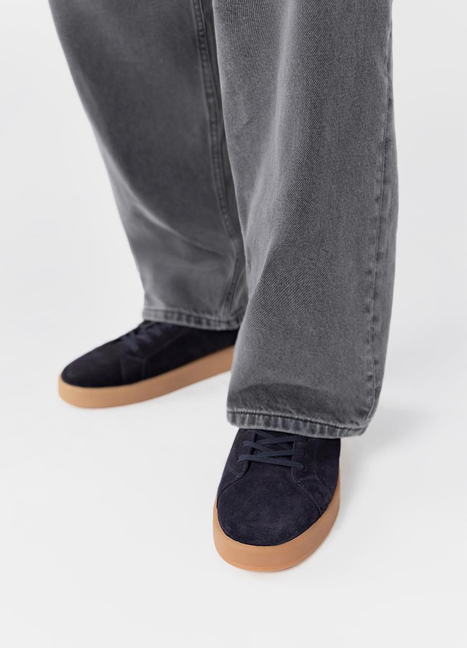 Teo sneakers Dark Blue suede