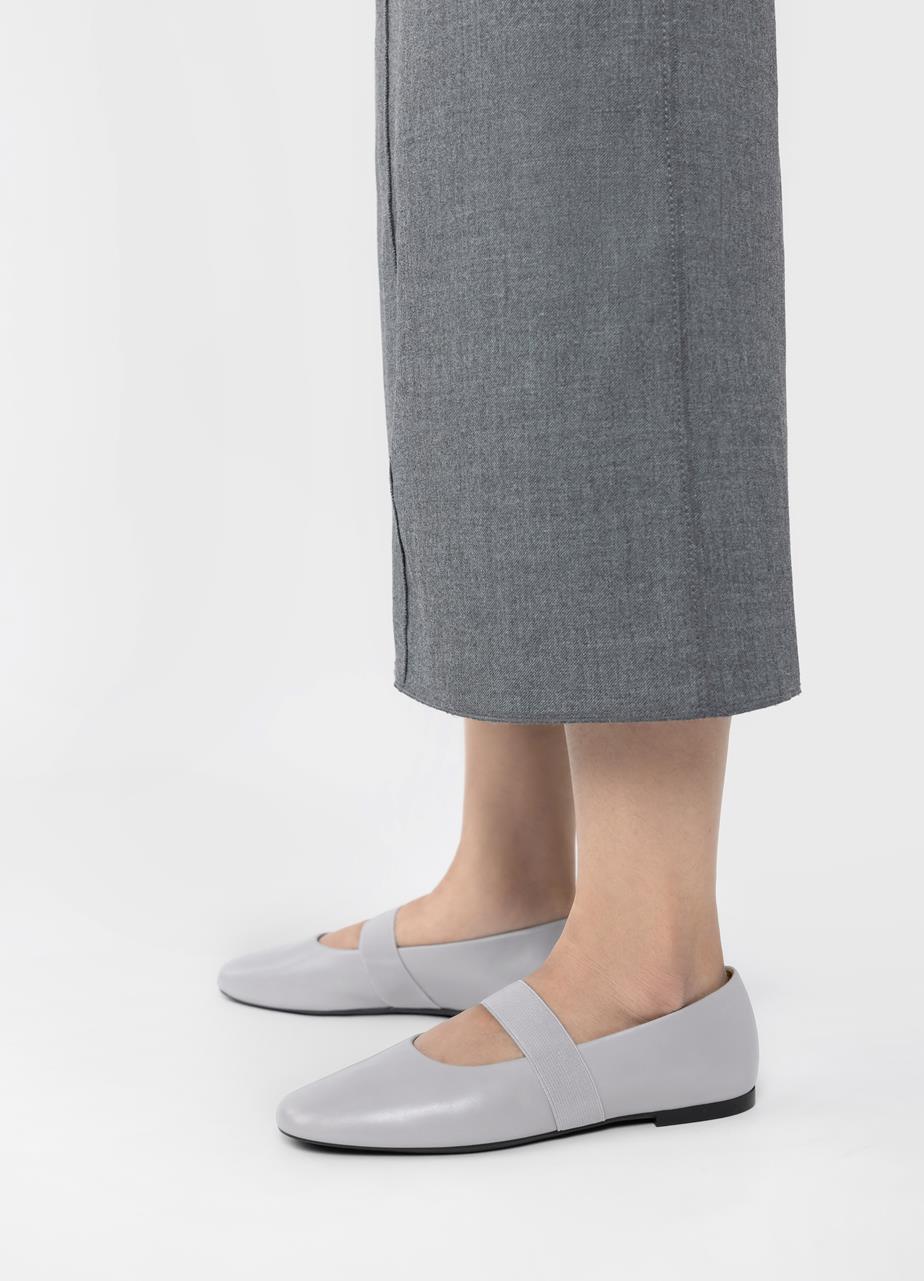Jolin ballet flats Grey leather