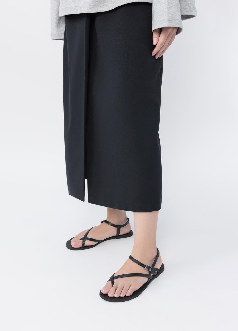 Tia 2.0 sandals Black leather