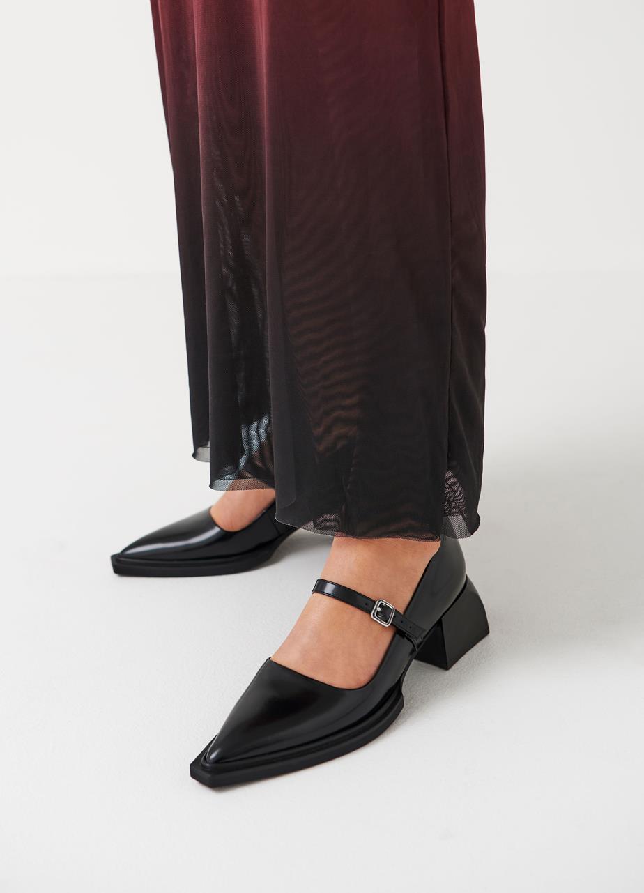 Vivian pumps Black polished leather