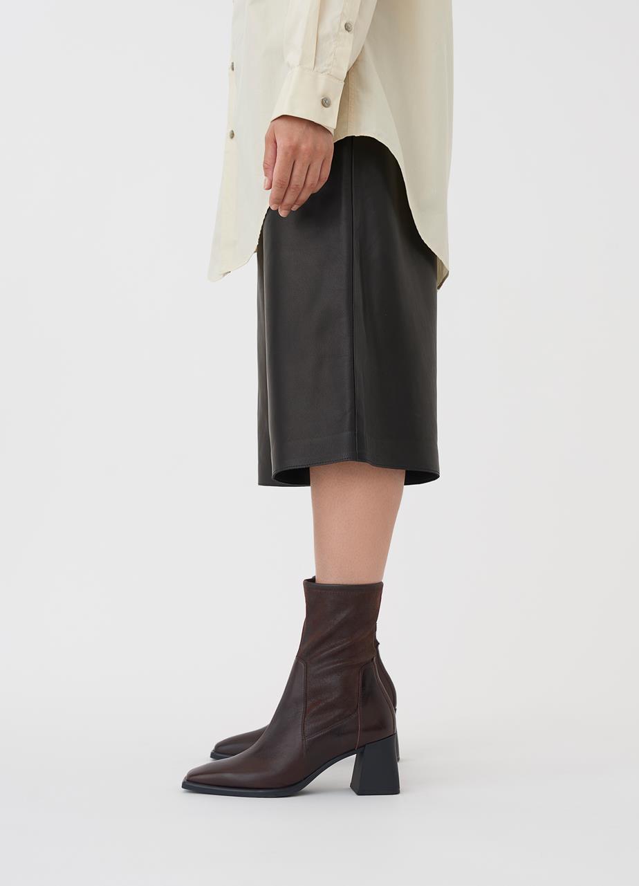 Hedda boots BROWN LEATHER/COMB